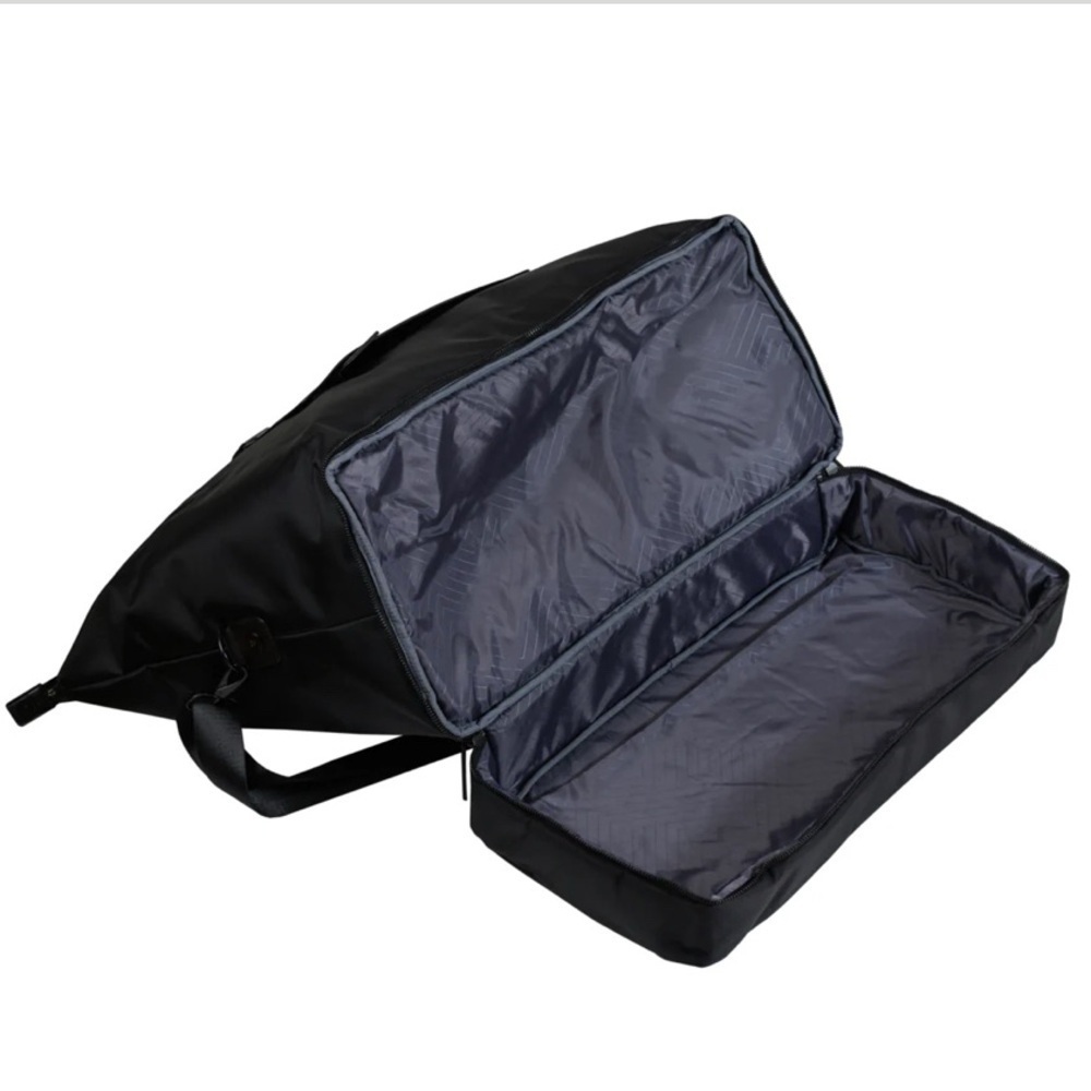 nwt Champs Onyx Collection Black Nylon Duffle Backpack with USB, Large - Picture 3 of 11